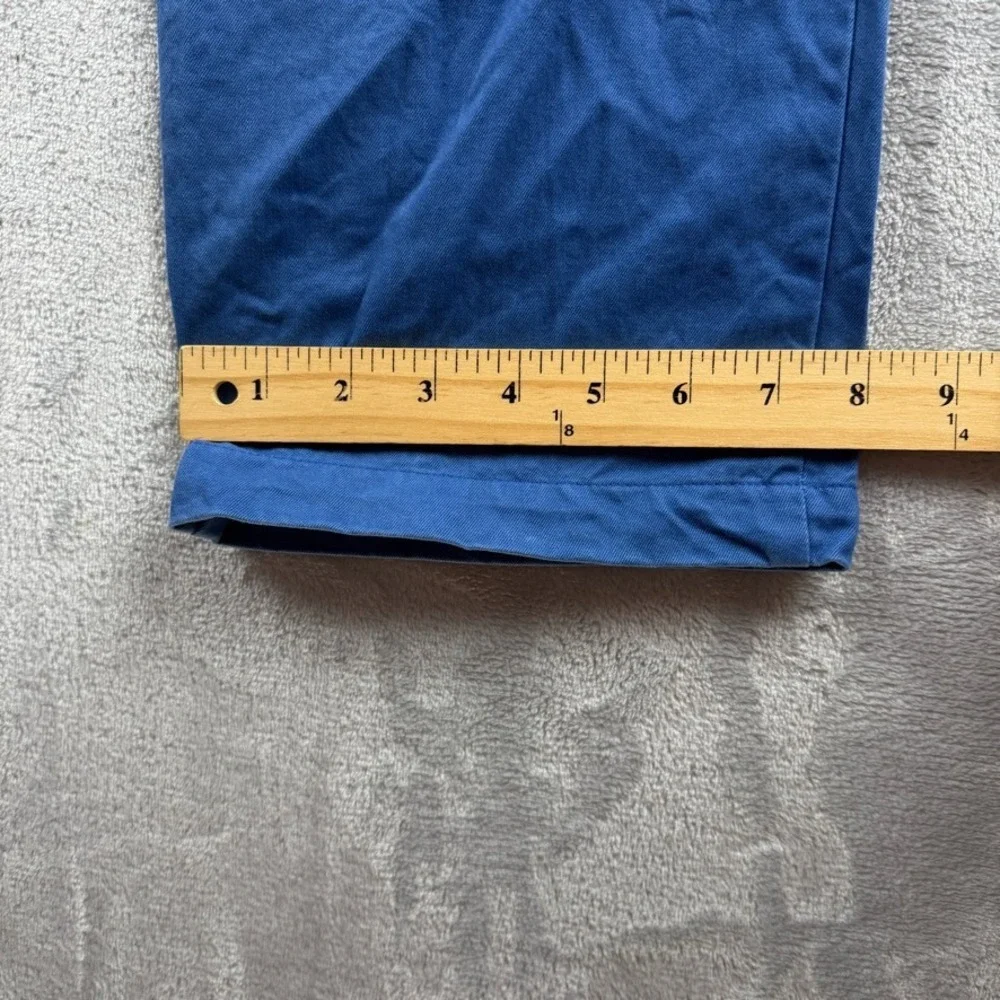 Southern Tide Pants Mens 34x32 Blue Stretch Twill Chino Khaki